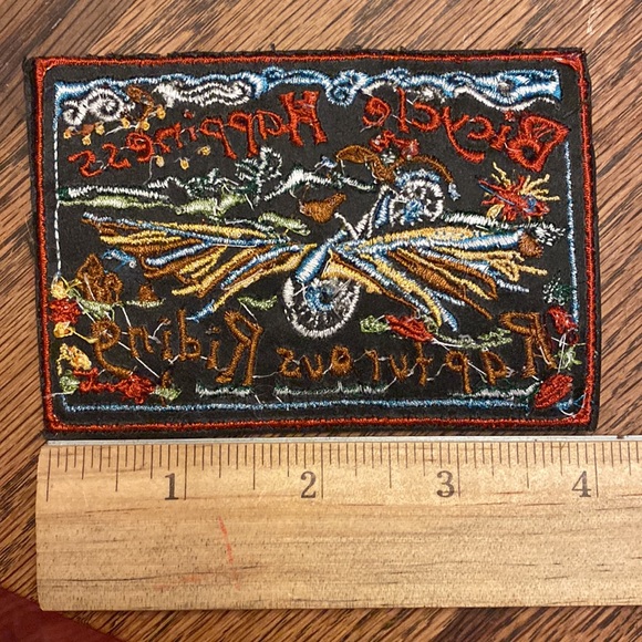 Bicycle Happiness Rapturous Riding sew-on patch sales support Bicycle education - Picture 4 of 4